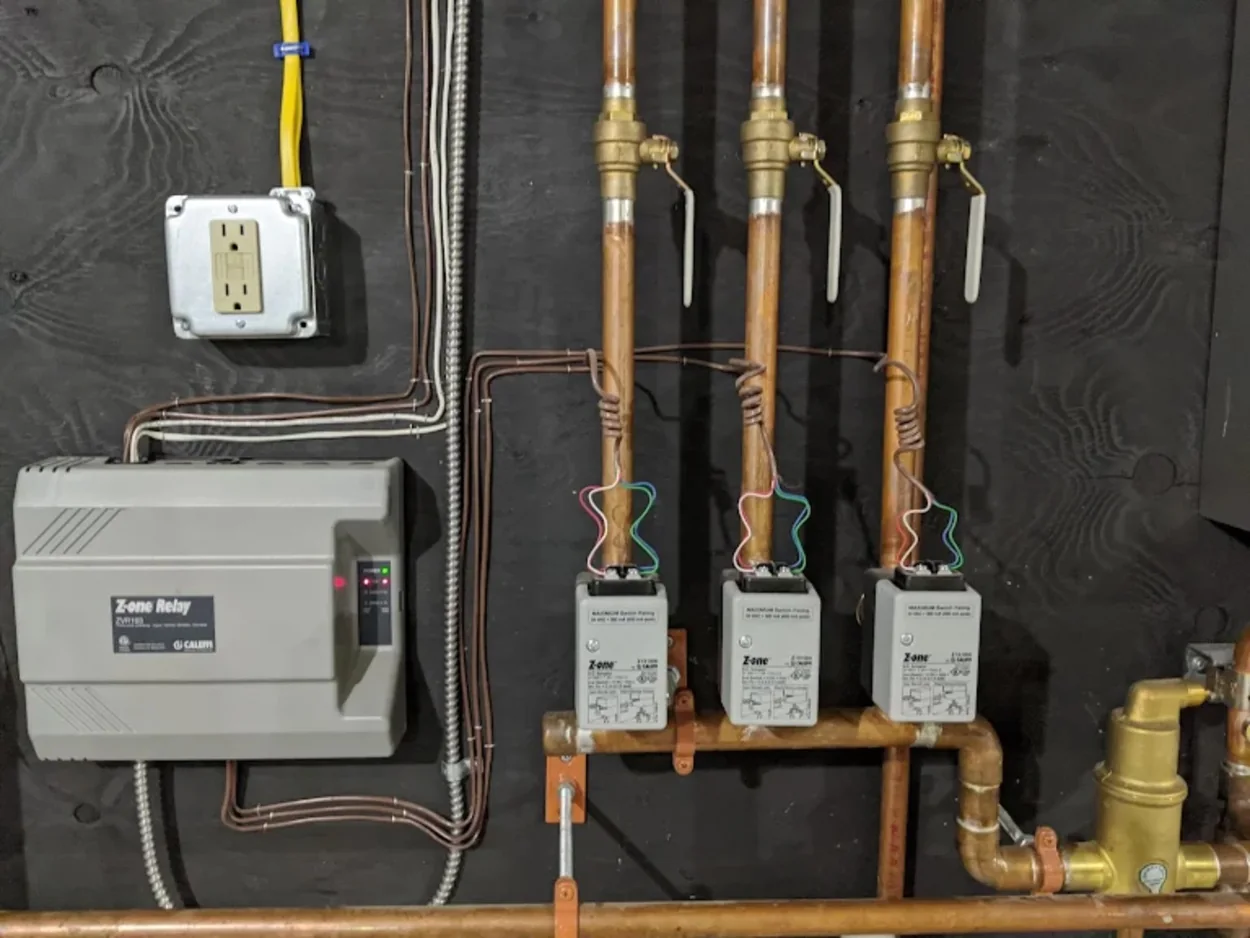 Controls and copper connections